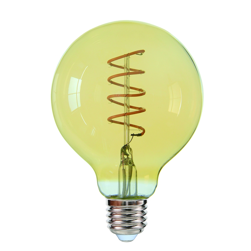 LED Spiral Filament Bulb
