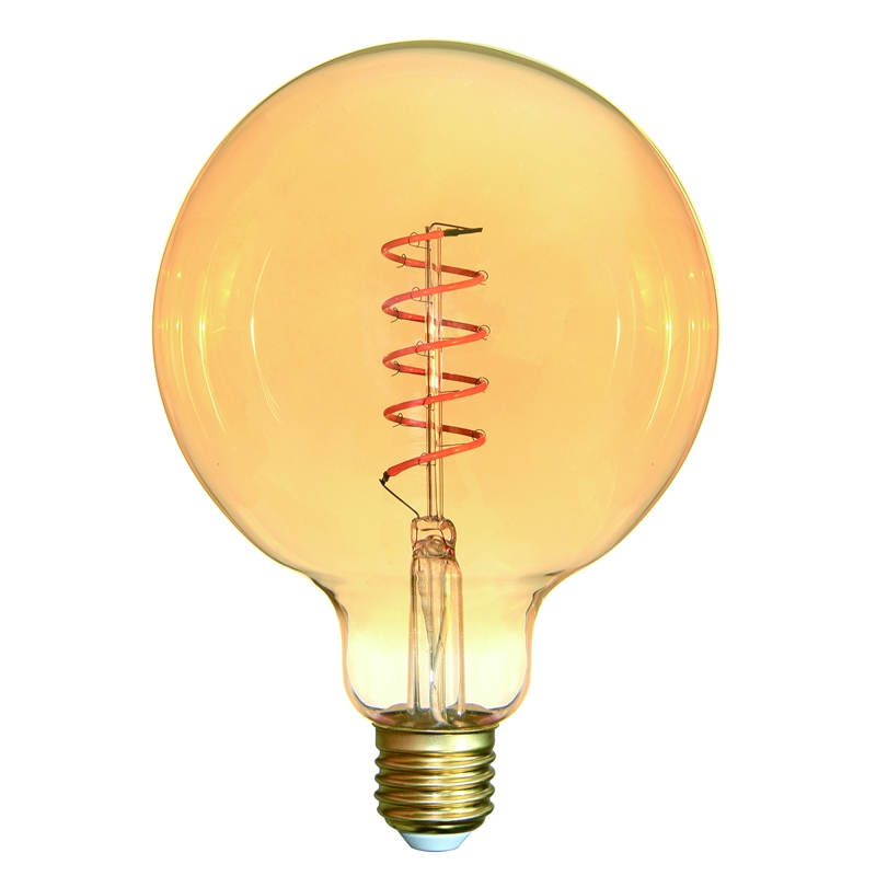 LED Spiral Filament Bulb
