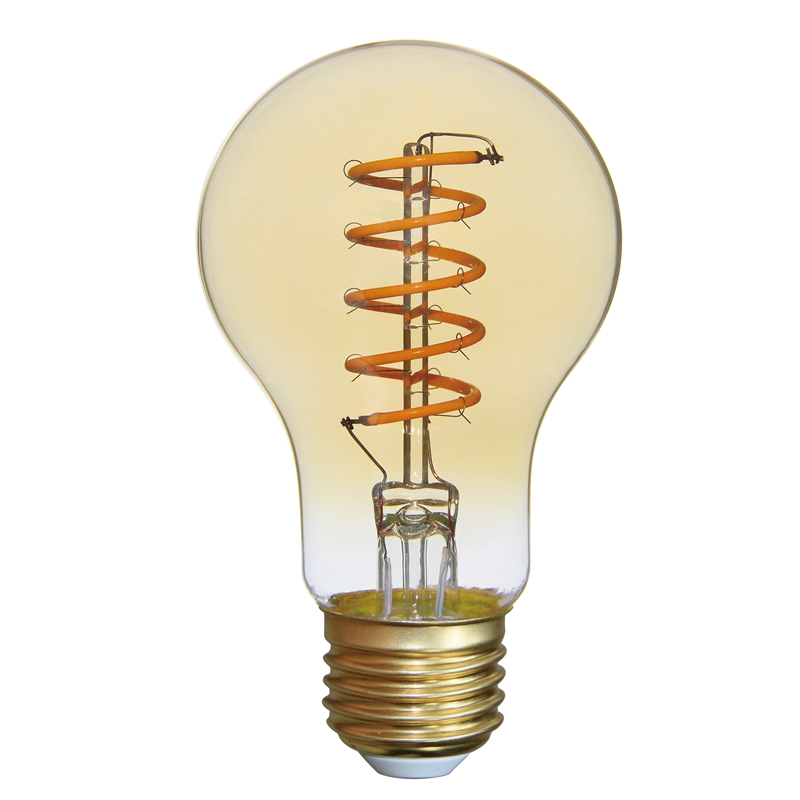 LED Spiral Filament Bulb