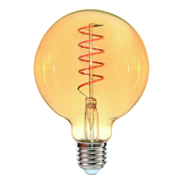 LED Spiral Filament Bulb