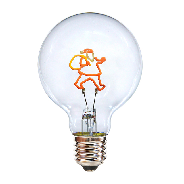 LED DIY Filament Bulb G95 Santa Claus
