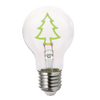 LED DIY Filament Bulb A60 Heart Shaped Star Christmas Tree