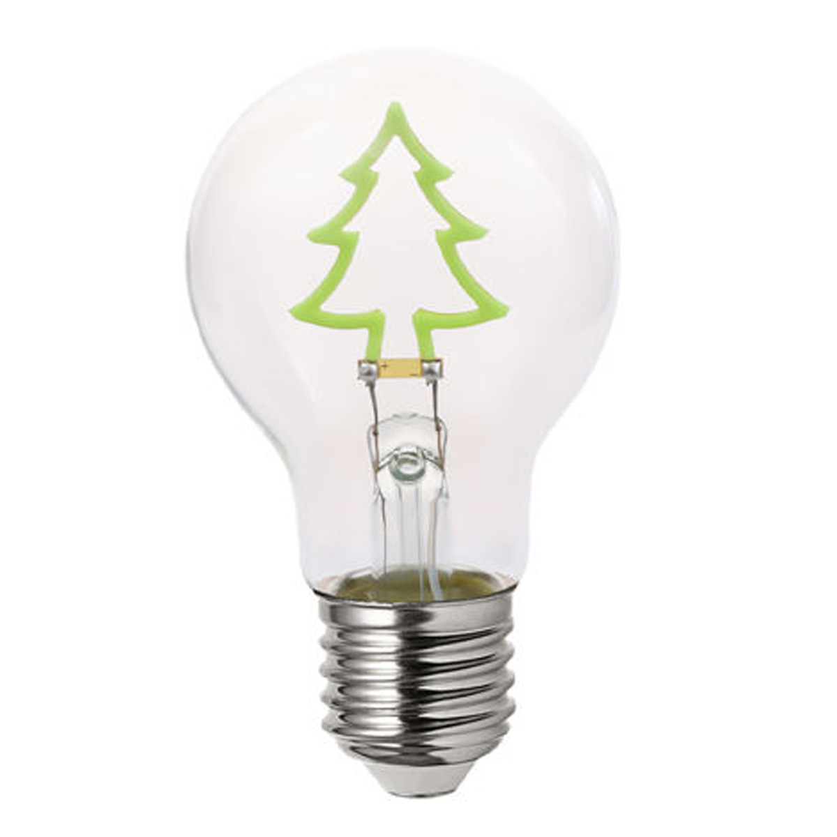 LED DIY Filament Bulb A60 Heart Shaped Star Christmas Tree
